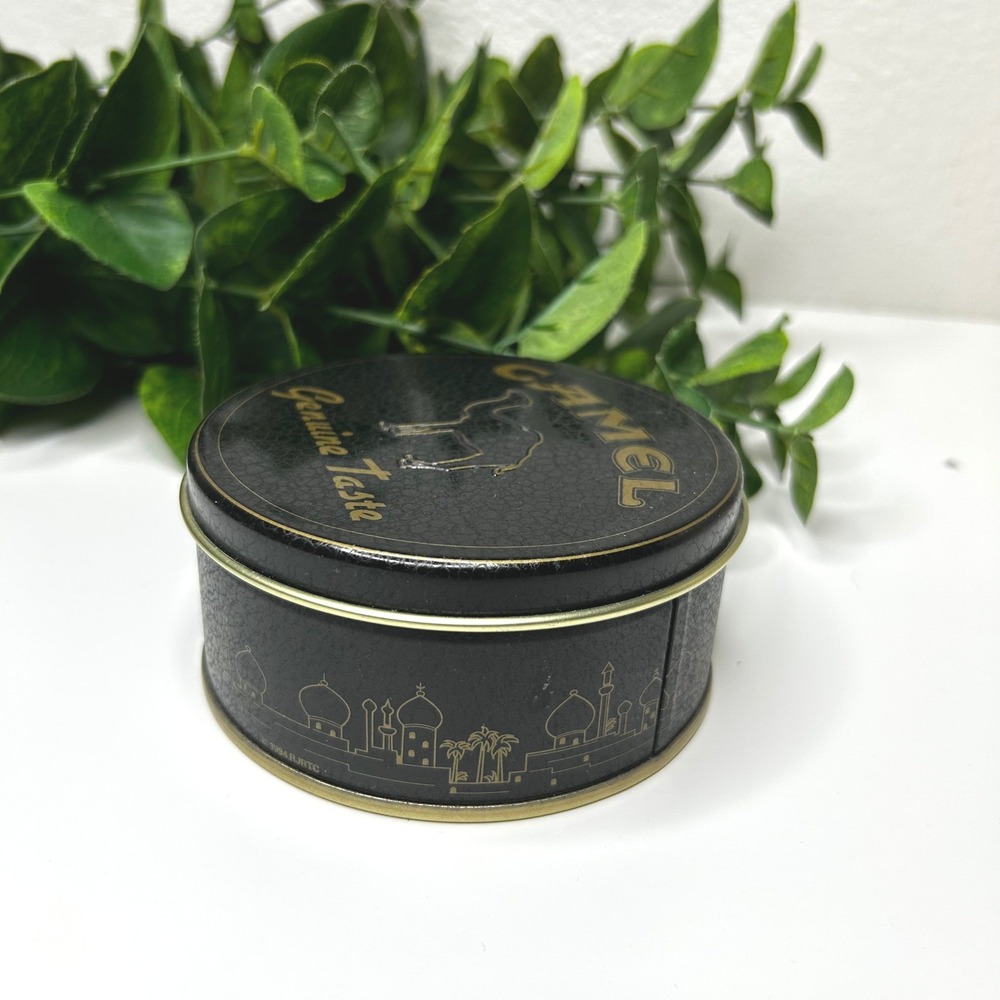 Camel Genuine Taste Round Tin Box Collectible Advertising - Picture 4 of 6